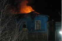 В ночном пожаре в Липецкой области пострадал человек