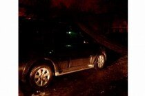 Упавшее дерево придавило три машины